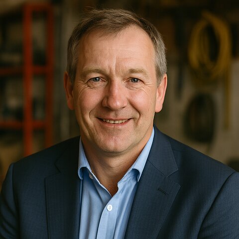 Portrait du président d’une société de mécanique industrielle — témoignage client SIXOFT